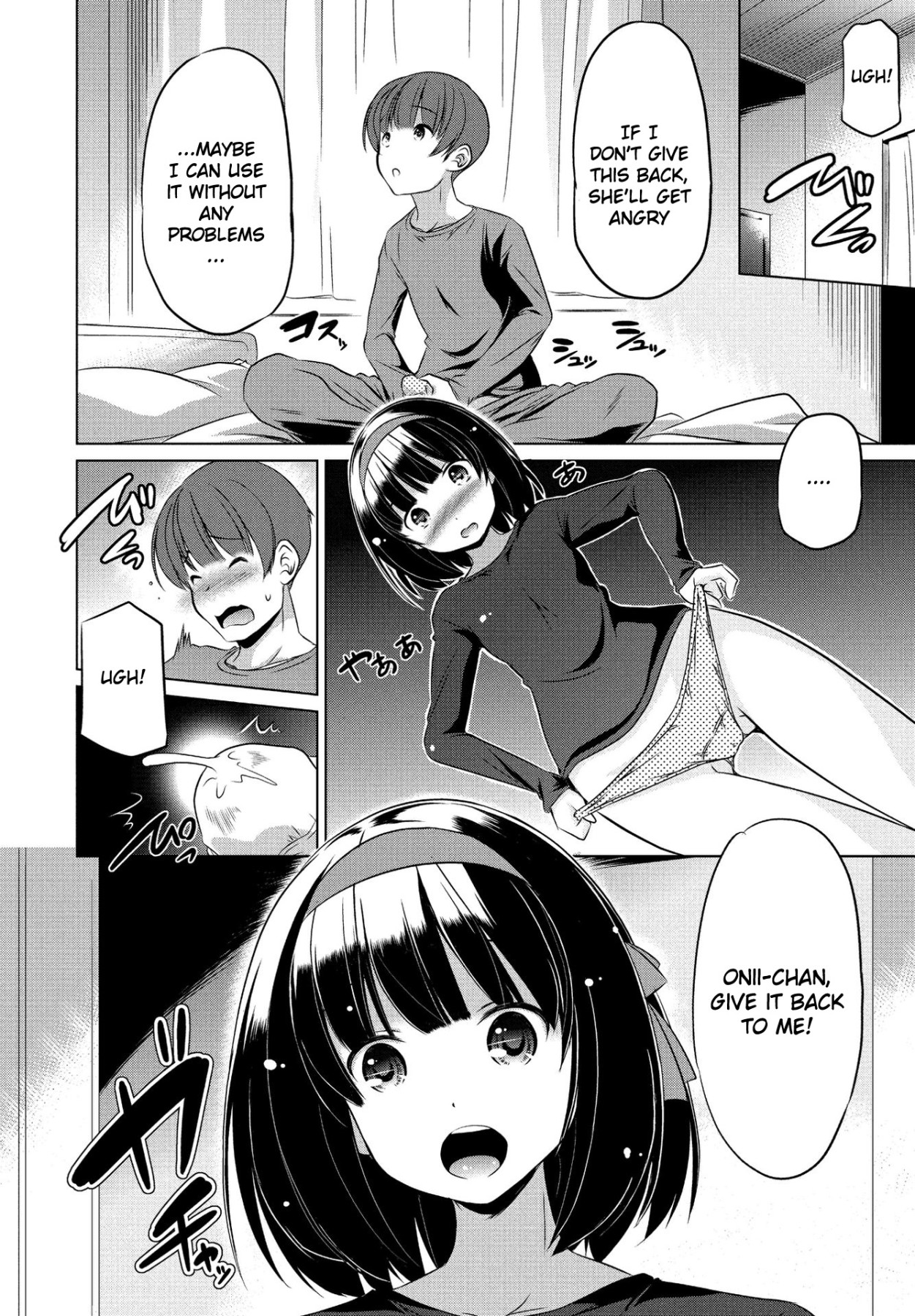 Hentai Manga Comic-You Think It's Okay To Use My Panties Because I'm Your Sister!?-Read-4